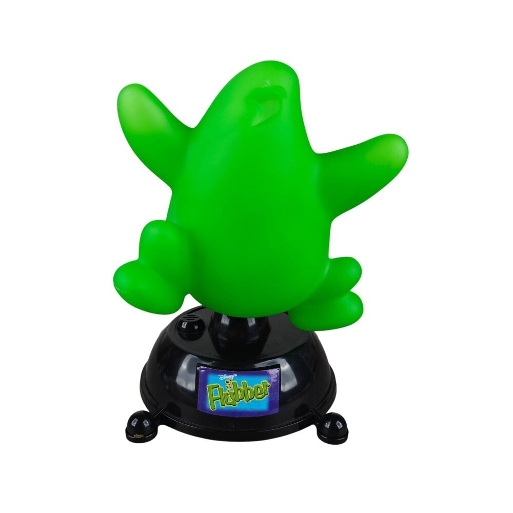 Vintage Flubber Green Dancing Toy 7 Inches Tall Vintage Black Base